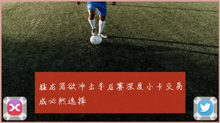 猛龙若欲冲击季后赛深度小卡交易成必然选择